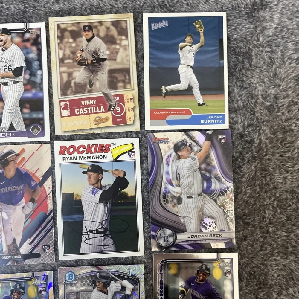 Colorado Rockies Baseball 25 Card Lot‎ - Rookies, Stars, Inserts, Parallels